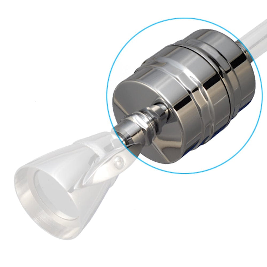 Sprite Showers Metal Inline Shower Head Filter — Universal Attachment - The Shower Head Store