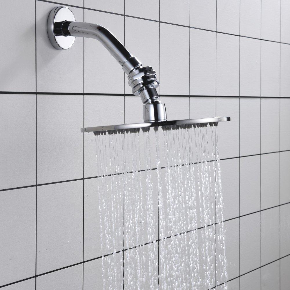 Swivel Adapter - 100% METAL Shower Head Swivel Adapter To Adjust Showerhead Angle Chrome  Brushed Nickel Oil Rubbed Bronze Matte Black